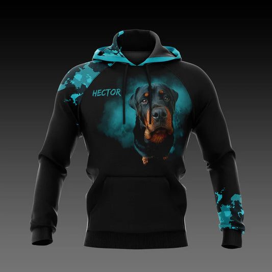 Julius k9 fashion rottweiler mintás pulóver, egyedi képpel rendelhető